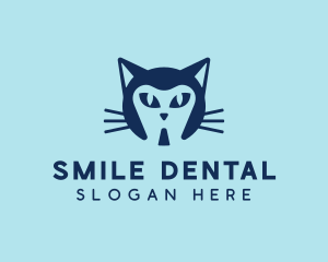 Pet Cat Dentist logo design