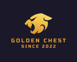 Gold Wild Cougar logo design