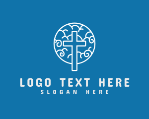 Modern Crucifix Cloud logo