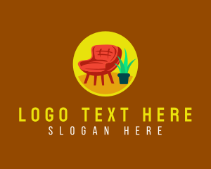 Chair Furniture Upholstery Logo