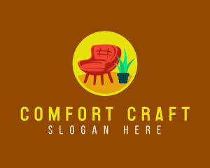 Chair Furniture Upholstery logo