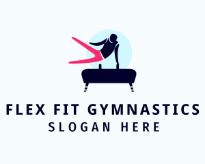 Pommel Horse Gymnast logo