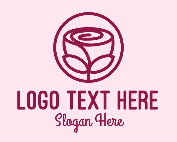 Blossoming logo example 3