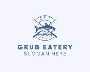 Fishing Bait Angling logo design