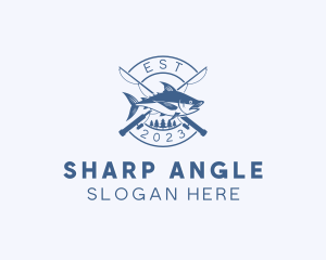 Fishing Bait Angling logo design