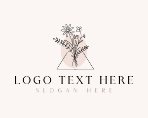 Elegant Bouquet Flower logo