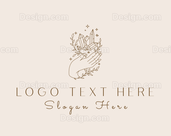 Luxury Crystal Gemstones Logo