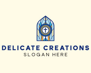 Chapel Glass Window logo design