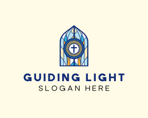 Chapel Glass Window logo design