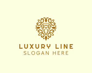 Luxury Diamond Jewelry logo design