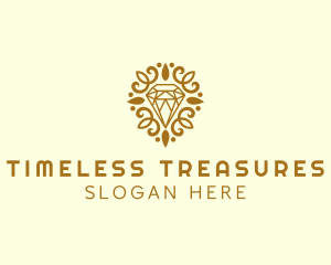 Luxury Diamond Jewelry logo design