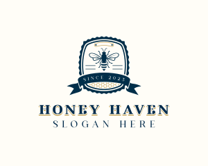 Honeycomb Beekeeper Apothecary logo design