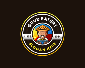 Asian Filipino Noodles logo design