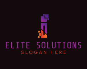 Pixel Letter I Studio logo