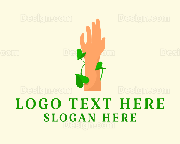 Eco friendly Hand Logo
