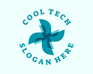 Cooling Refrigeration Propeller logo design