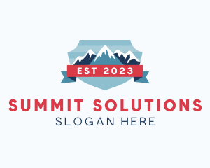 Mountain Shield Summit logo design