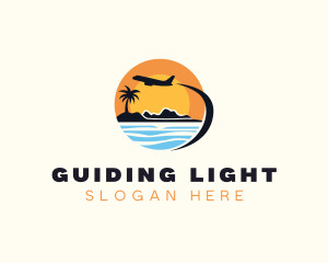 Island Beach Getaway logo design