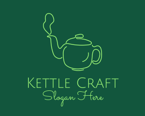 Green Teapot Tea Kettle logo