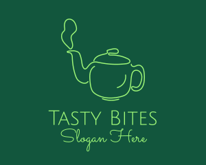 Green Teapot Tea Kettle logo