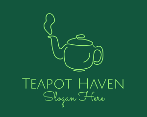 Green Teapot Tea Kettle logo