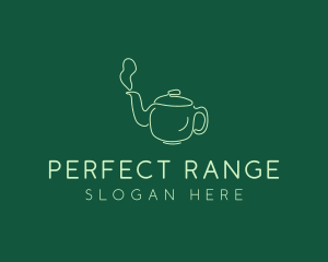 Green Teapot Tea Kettle logo design