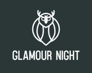 Night Owl  Animal logo design