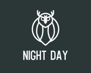 Night Owl  Animal logo design