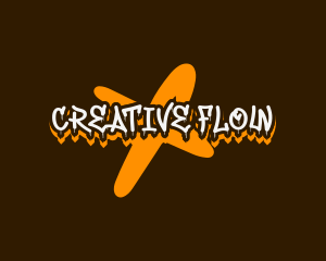 Graffiti Paint Business logo design