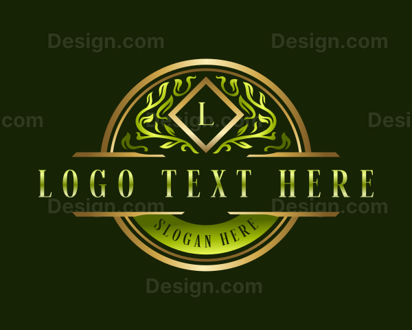 Luxury Vine Decoration Logo