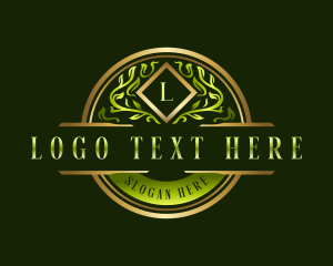 Luxury Vine Decoration Logo