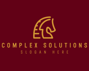 Red Horse Stallion logo design