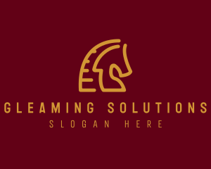 Red Horse Stallion logo design