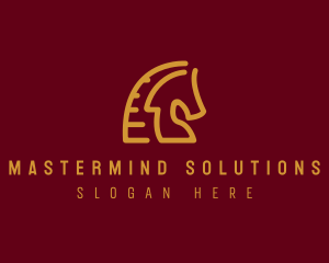 Red Horse Stallion logo design