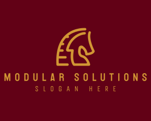 Red Horse Stallion logo design