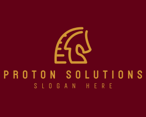 Red Horse Stallion logo design