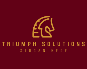 Red Horse Stallion logo design