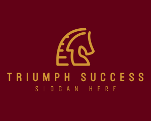 Red Horse Stallion logo design