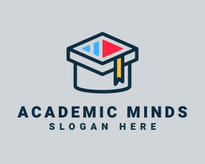 Audio Class Academic Cap logo design