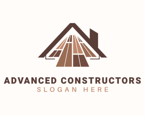 Roof Tile Flooring logo design