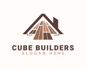 Roof Tile Flooring logo design