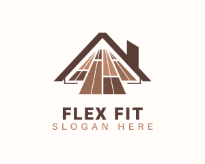 Roof Tile Flooring logo design