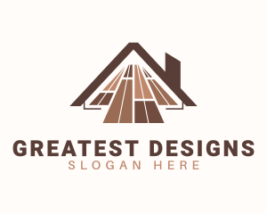 Roof Tile Flooring logo design