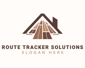 Roof Tile Flooring logo design