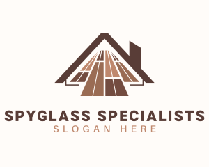 Roof Tile Flooring logo design