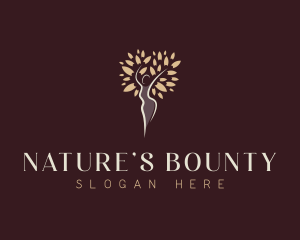 Natural Spa Woman logo design