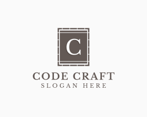 Handmade Craft Stitches Embroidery logo design