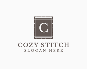 Handmade Craft Stitches Embroidery logo design