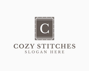 Handmade Craft Stitches Embroidery logo design