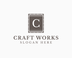 Handmade Craft Stitches Embroidery logo design